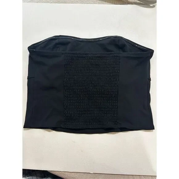 A New Day Black Strapless Smocked Tube Top | Size XXL | Target Basics - Picture 2 of 3